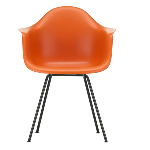 Cadeira de Braços em Plástico Eames DAX / Base Preta
